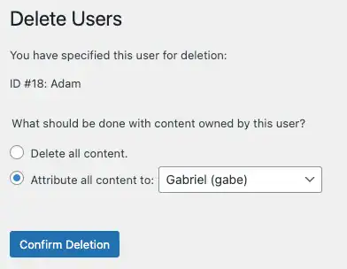 Safely Delete Users Without Erasing Content